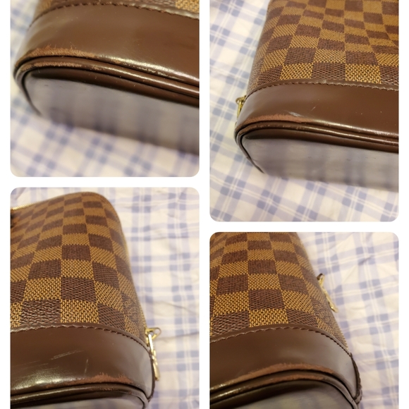 Louis Vuitton Alma PM Handbag Damiere Ebene Brown Canvas Bag N51131 - VGC - Picture 14 of 16